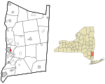 Dutchess County New York incorporated areas Arlington highlighted